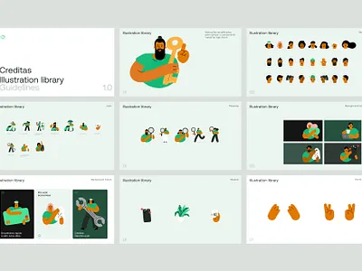 Creditas Illustration Library - Guidelines guidelines illustration loan loans specs ui