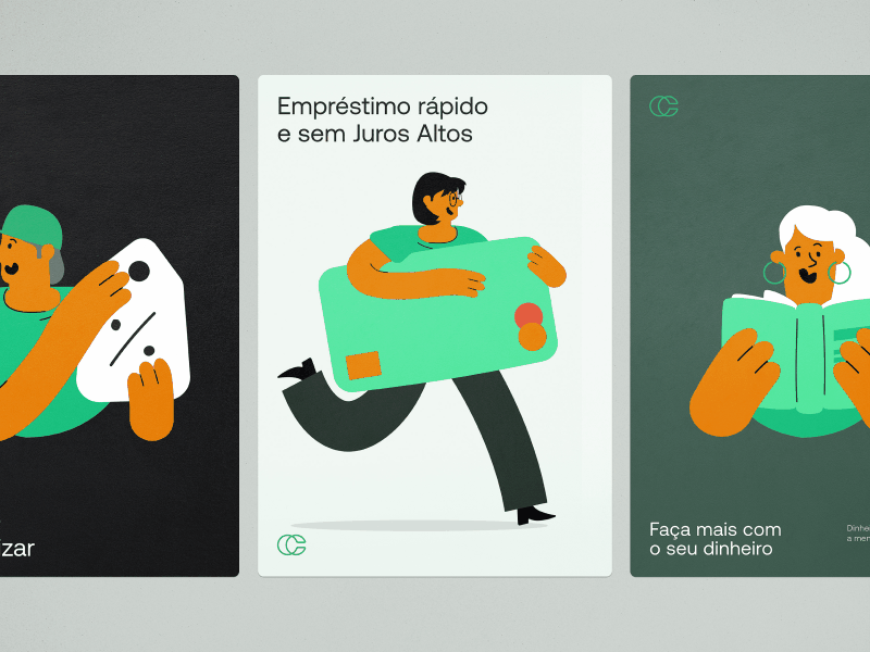 Creditas Illustration Library mockups money