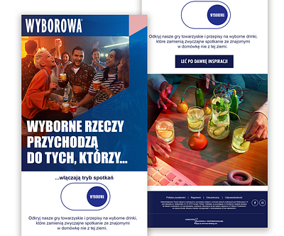Mailing Wyborowa Perno Ricard branding design design graphic design mailing ui ux webdesign