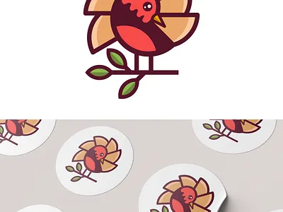 Bird logo concept. #logo #birdlogo #flowerbird animals bird logo branding graphic design logo logo concept nature symbol tree zoo