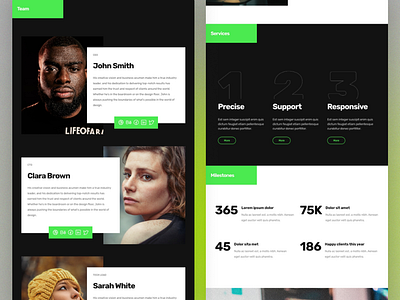 Flux | Design Agency Framer template agency template blog cms blog cms framer design framer framer landing page framer template framer website landing page no code one page product design remix framer ui uxui