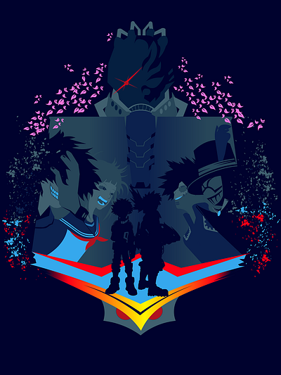 My Hero Academia T-Shirt Design design graphic design illustration