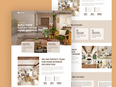 Home Decor Website Design business business website design design agency designer figma home decor home page interior design landing page ui user esperience user interface ux web mockups web page webpage website website design website mockups