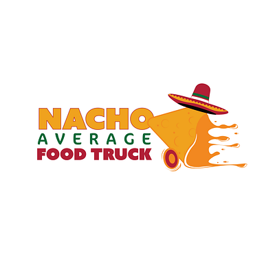 Nacho Average Food Truck Logo Design graphic design illustration logo