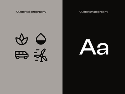Iconography · Ianua Case Study aesthetics brand branding clean hero hero section icons landing typography