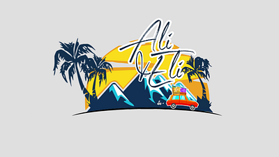 Ali Vlogs Logo Animation animation branding inro outro logo logo animation mobile splash animation motion graphics