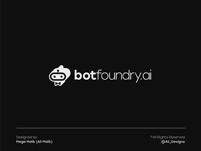 Chatbot logo design - Minimalistic fun bot logo design 2023 bot logo branding chat bot logo chatbot chatbot logo clean logo design graphic design illustration logo logo design mega malik minimalistic logo modern logo vector