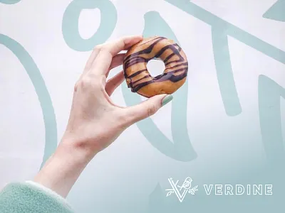 Food Truck Design for Verdine, a Vegan Restaurant brand identity branding design graphic design illustration logo