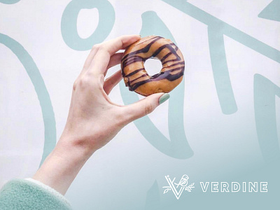 Food Truck Design for Verdine, a Vegan Restaurant brand identity branding design graphic design illustration logo