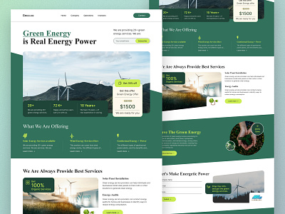 renewable energy website design alternative energy attractiveui energy energy saving energy storage enery storage environmental energy green energy greenery landing page renewable energy renweable solar power trending typography uiux websitedesign wind energy wind power wind turbines