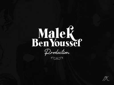 Malek Ben Youssef Prod - Logo design branding camera design logo photographer photography portfolio signature typography video editing videography
