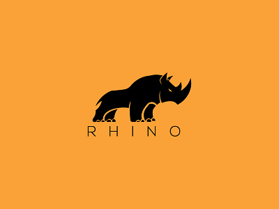 Rhino Logo animals big animal big rhino logos rhino rhino logo rhino vector logo rhinos logo vector logo vector logos
