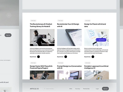 Blog Website Design article articles blog branding concept design interviews medium minimal new news portfolio ui uidesign userinterface weblog