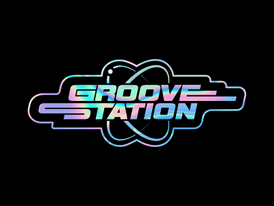 Groove station // Logo collective design electronic music events futuristic graphic design groove groovy logo logotype mars mars madness nice space station spacecraft spaceship station stickers techno tekno