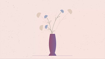Morphing Flower Pot animation flower illustration mograph motion graphics pot