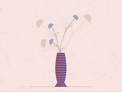Morphing Flower Pot animation flower illustration mograph motion graphics pot