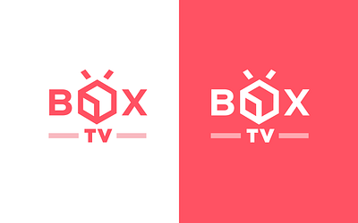 Box TV Logo box logo combination logo creative logo logo logo design minimal logo red logo text logo tv logo type logo unique logo