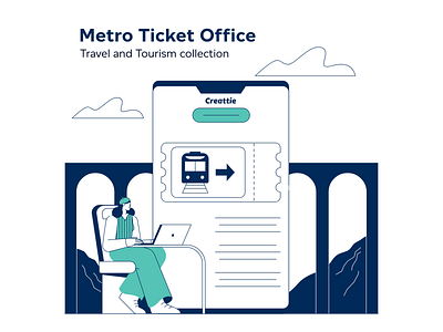 Metro Ticket Office animated illustration animatedillustrations animatedlottie animation design illustration lottie lottieanimation metro metroticketoffice motion graphics transportation ui uianimation vector