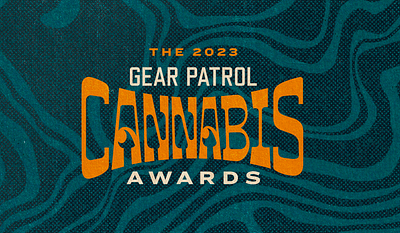 Gear Patrol Cannabis Awards Badge badge branding cannabis design handlettering illustration lettering logo procreate psychedelic typography ui vector weed