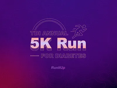 Charity Run Poster design graphic design poster vector