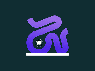 36 Days of Type - A 36 days 36 days of type a abstract alphabet flat letter logo purple retro type