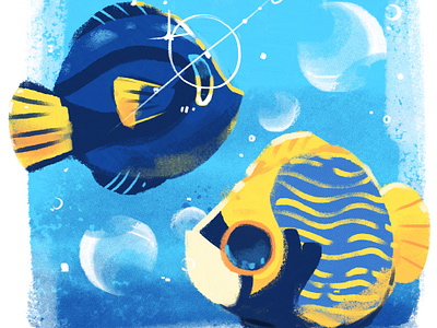 Pesce 🐠 animal fish ohvalentino pesce procreate tropical