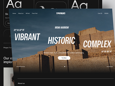 Typotreats - Font Marketplace Website clean copywriting design font homepage interface landing page landing page design marketplace minimal online store sans serif typeface ui ui design ux web web design website website design