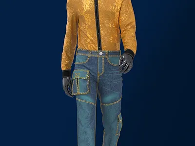 Men's Styling Design 3d animation logo motion graphics