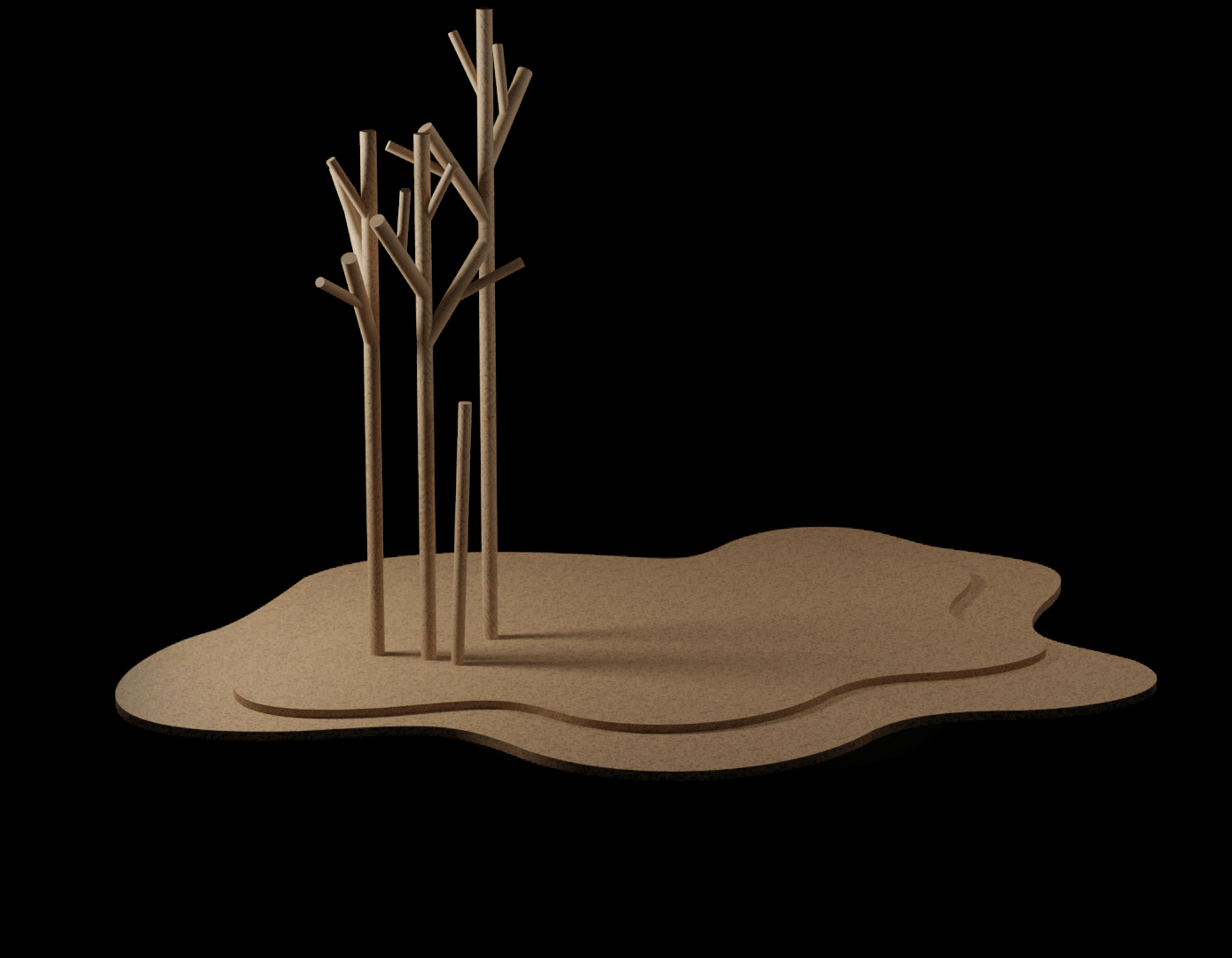 Oversimplifying simple buildings in this style exploration. building house identity illustration sustainable trees