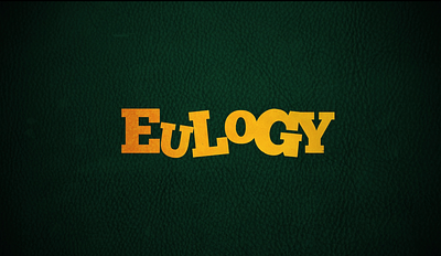 EULOGY design graphic design logo logo reveal motion graphics