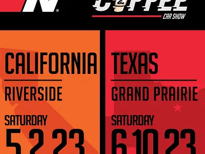 Cars and Coffee Car Show Social Post ad advertisement calendar car car show dates flat flyer heritage historic post poster race race car racecar show social social media speed vintage