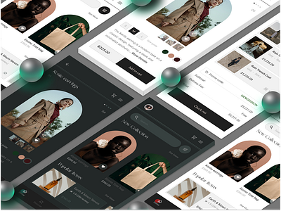 Fashion Ecommerce App app branding darkmode design ecommerce fashionapp ios lightmode productdesign ui ux