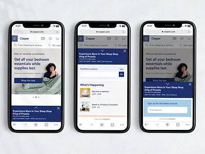 Casper ui ux