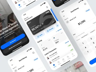 Savie - Finance App bank bank app bank card banking credit card finance finance app financial fintech mobile modern money payment save money savings send transaction ui ui design uiux