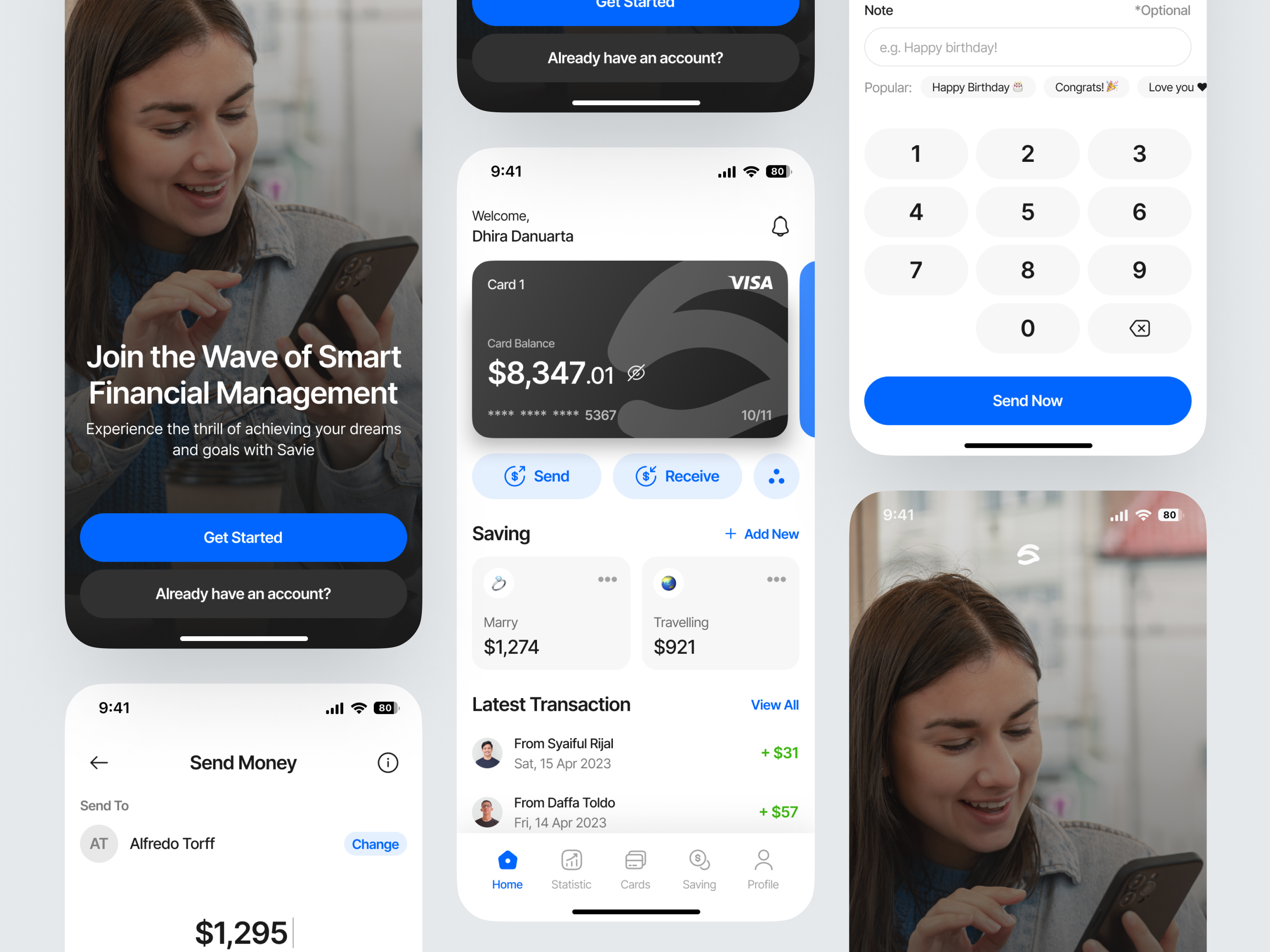 Savie - Finance App by Dhira Danuarta for Caraka on Dribbble