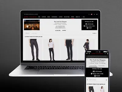 John Varvatos Shop Local ui workflow