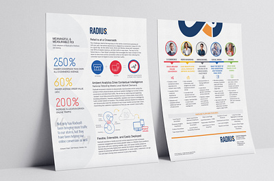 Radius8 Flyer flyer graphic design sales sheet