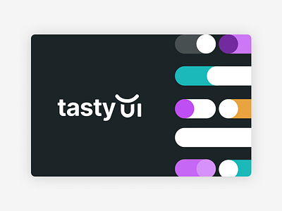 Tasty UI logo branding buttons graphic design logo pattern sans serif ui