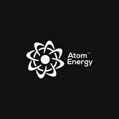 Atom logo branding design graphic design logo logo folio logodesign logotype