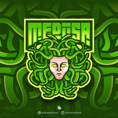 Medusa esport logo animation brand brand identity branding design esport game gamer gaming graphic design illustration logo mascot medusa medusa logo streamer team vector