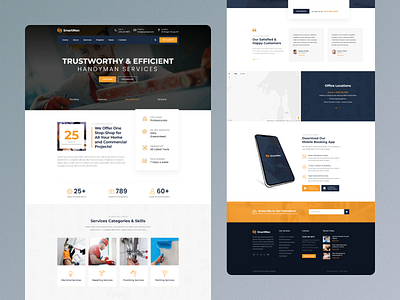 Smartman - Handyman Renovation Services Web Design by Muhibbur Rashid ...