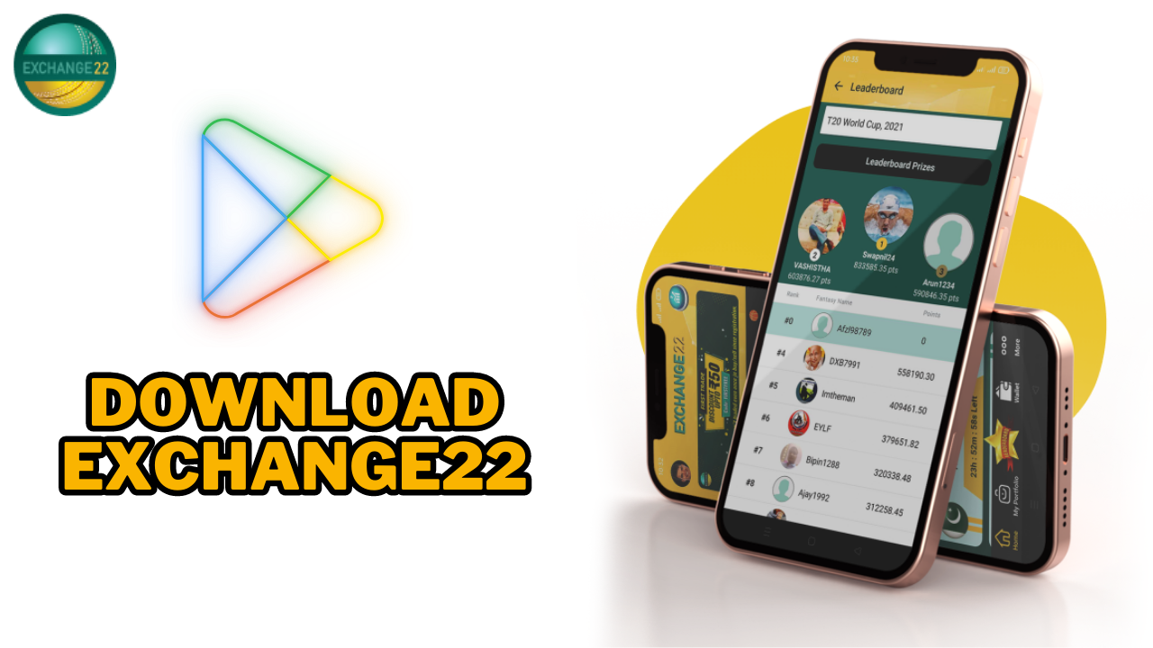 Best fantasy app in India Exchange22 by Exchange22 on Dribbble