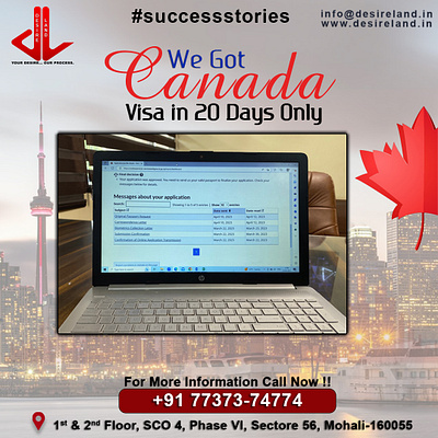 CANADA VISA in 20 Days Only