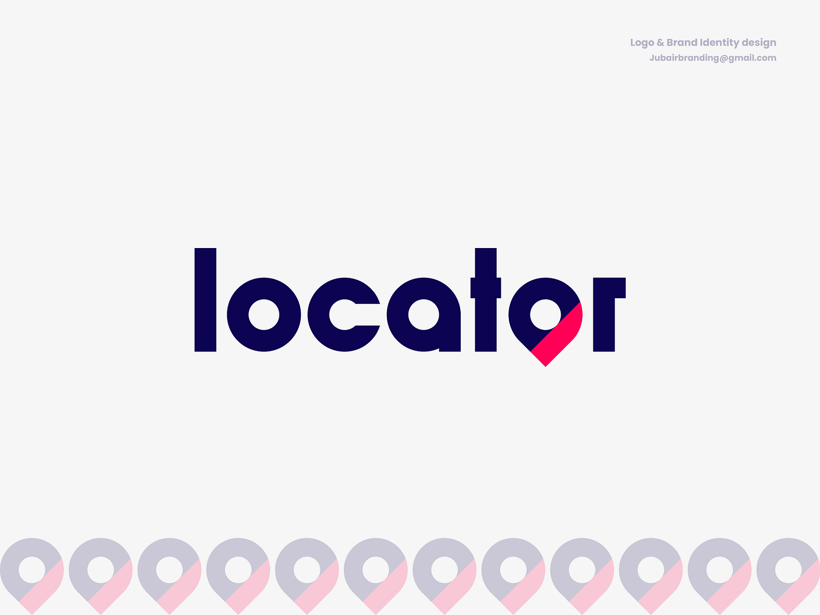 LOGO TYPE FOR LOCATOR by JubairBranding on Dribbble