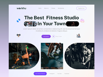 Fitness Club Website designs, themes, templates and downloadable