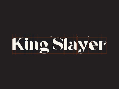 King Slayer_typography, logo, lettermarks brand designer brand identity branding creative design creative logo lettermarks logo logo awesome logo designer logo grid logo idea logo inspiration logo mark logo simple logobook logodesign logos logotype minimal logo typography