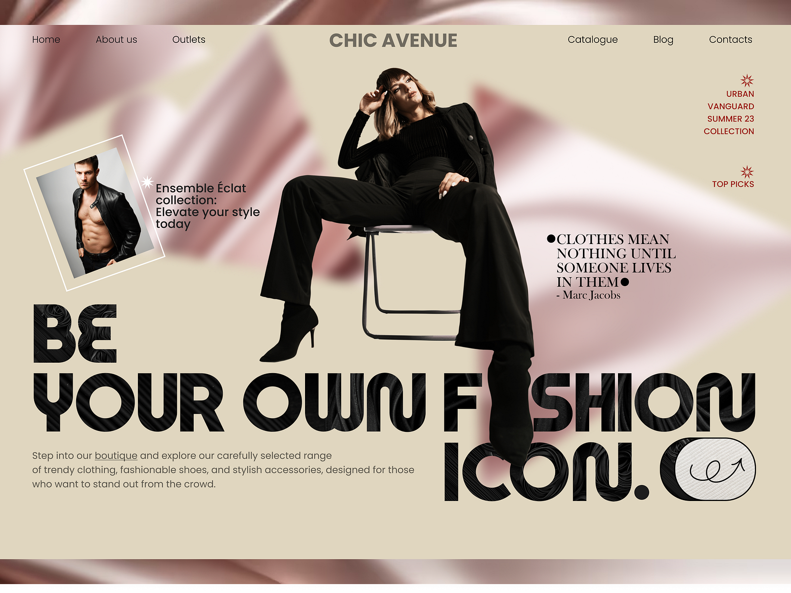 Fashion Icon (ecommerce) by Inhens on Dribbble