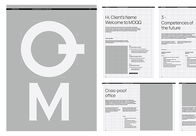 MOQQ - Print design backstage book company profile development editorial grid grid system layout presentation print rasters web