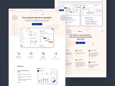Agile Chart branding charts design graphic design illustration layout logo ui ui design ux ux design web widget widgets