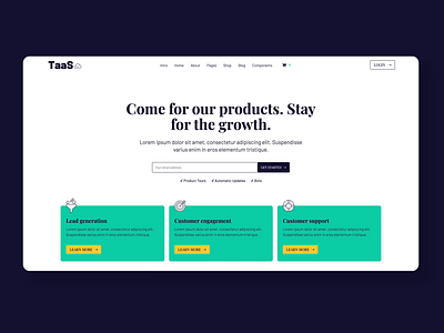 TaaS - SaaS Webflow Multi-Layout Template design responsive design saas software template ui web design webflow